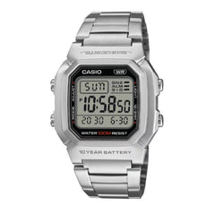 Casio Digital Men Watch - Silver | W-800HD-1AVDF