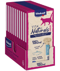 فيتكرافت فيتا ناتشورالز مكافآت سائلة قابلة للعق بأنبوب السلمون 5 أنابيب × 15 غرام | N-5-S