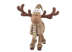 Christmas Plush Reindeer Decoration | WOT-7070