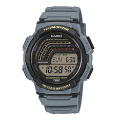 Casio Digital Men Watch - Grey | WS-1800-2AVDF