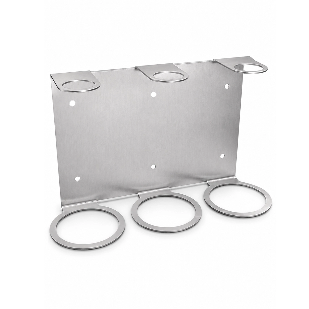 Salma Wall Mounted Triple Stainless Steel Bracket