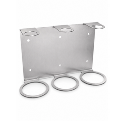 Salma Wall Mounted Triple Stainless Steel Bracket