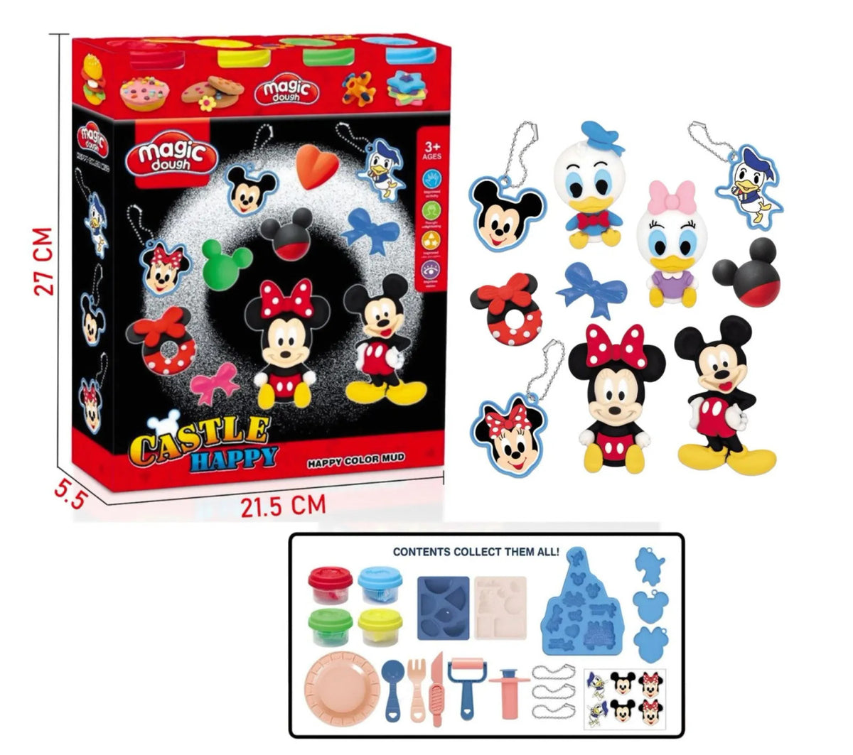 Magic Dough Castle Happy - Mickey & Friends | 8650