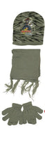 Kids Winter Hat, Scarf & Gloves Set – Green | AL1894