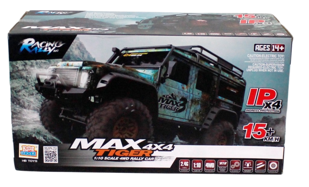 Max 4x4 Tiger RC Rally Car - 1:10 Scale | HB-PI1001
