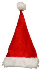 Classic Santa Claus Christmas Hat - Red & White | AL173