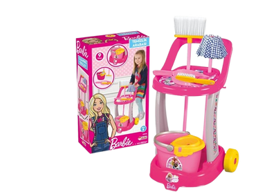 Barbie Cleaning Trolley Play Set with Cleaning Tools | 01970