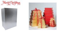 Red Premium Gift Box Tower Set - 10 Pieces Assorted Sizes | AL3232-7