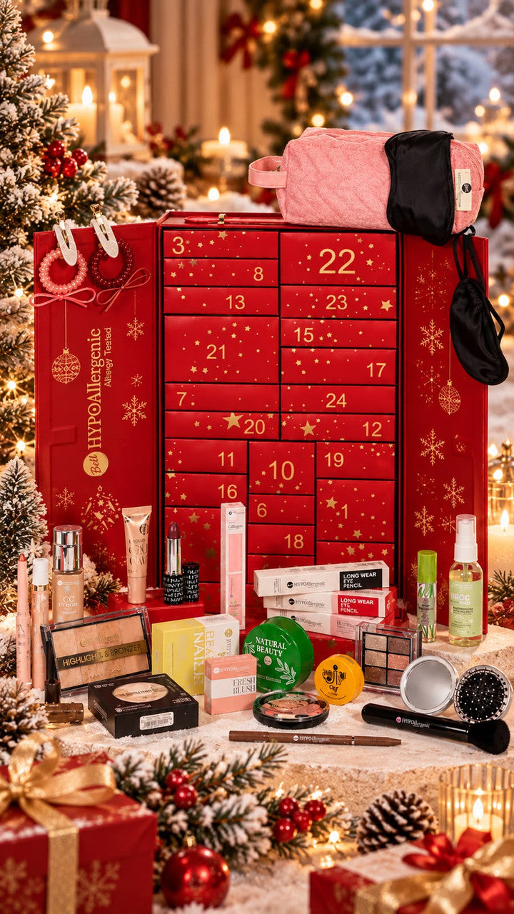 Bell HYPOAllergenic Christmas Advent Calendar 2026 - 24-Day Makeup & Beauty Gift Set
