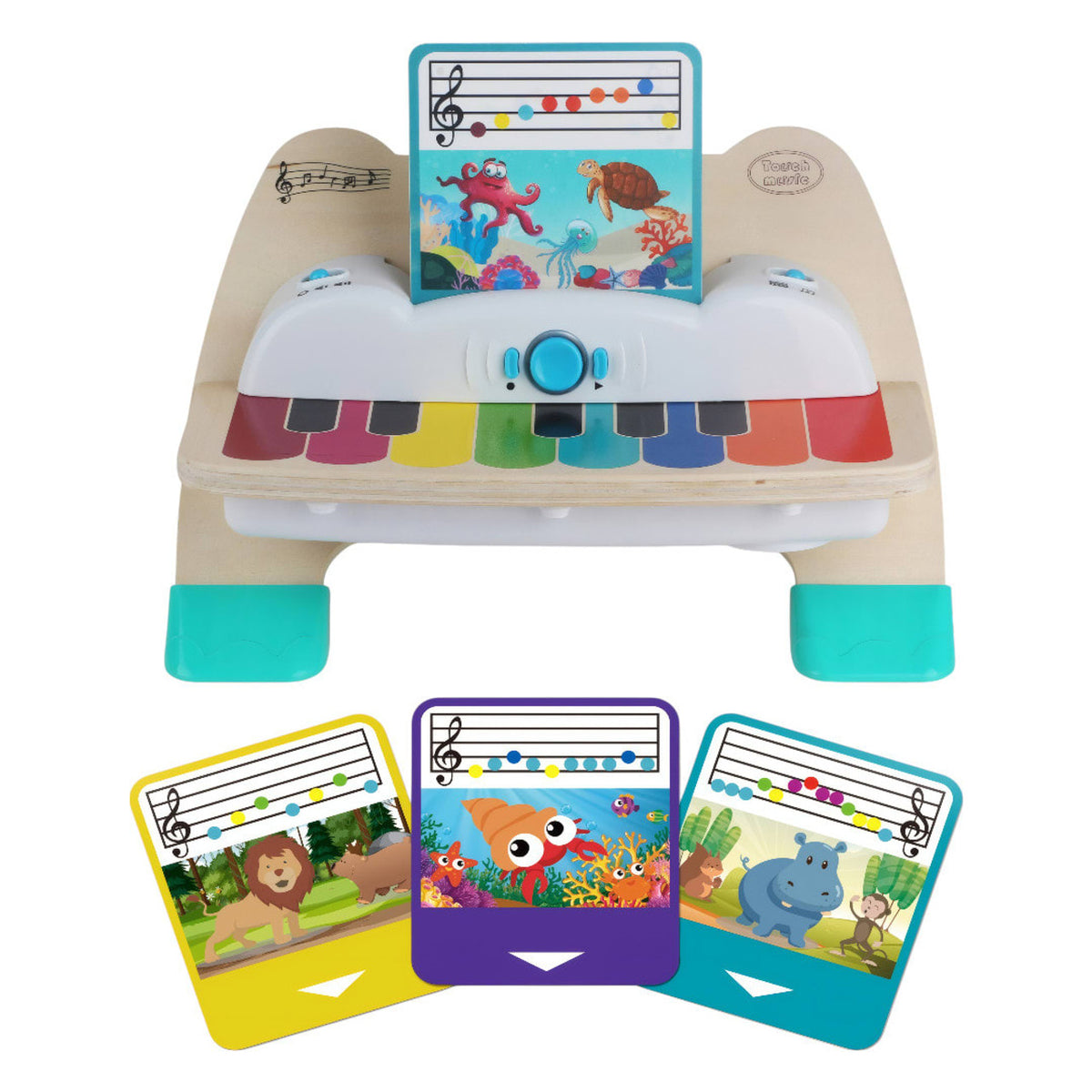 Musical Learning Piano Toy – Color Keyboard with Music Cards | CDL-3011