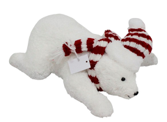 Christmas Lying Polar Bear Decoration | YCB002