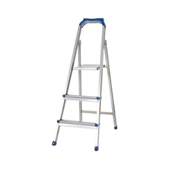 Zilan Foldable Metal Ladder 2+1 Steps 150kg - Silver | ZLN2197