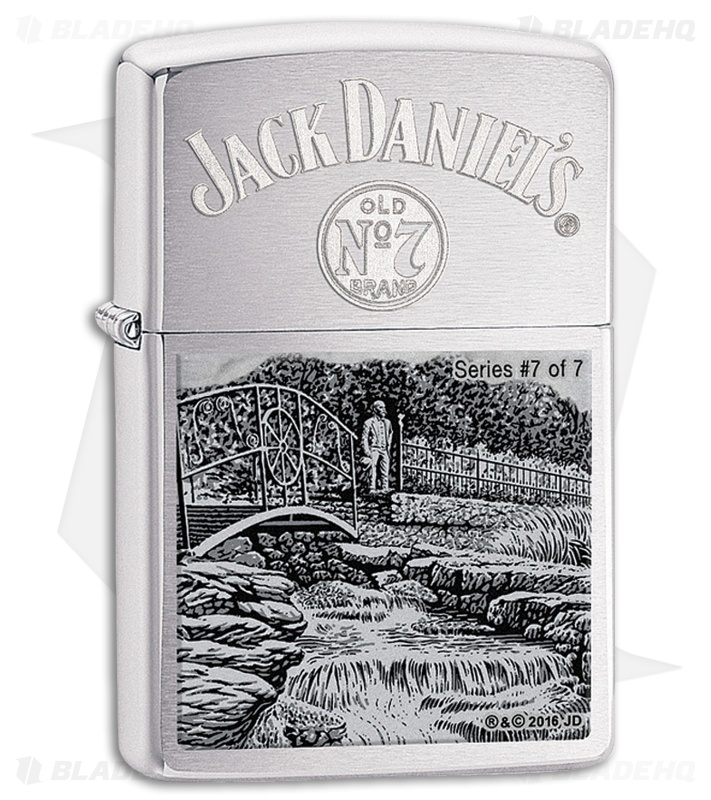 Zippo Jack Daniel's "Scenes from Lynchburg" Series #7 of 7 Brushed Chrome Windproof Lighter | 29179