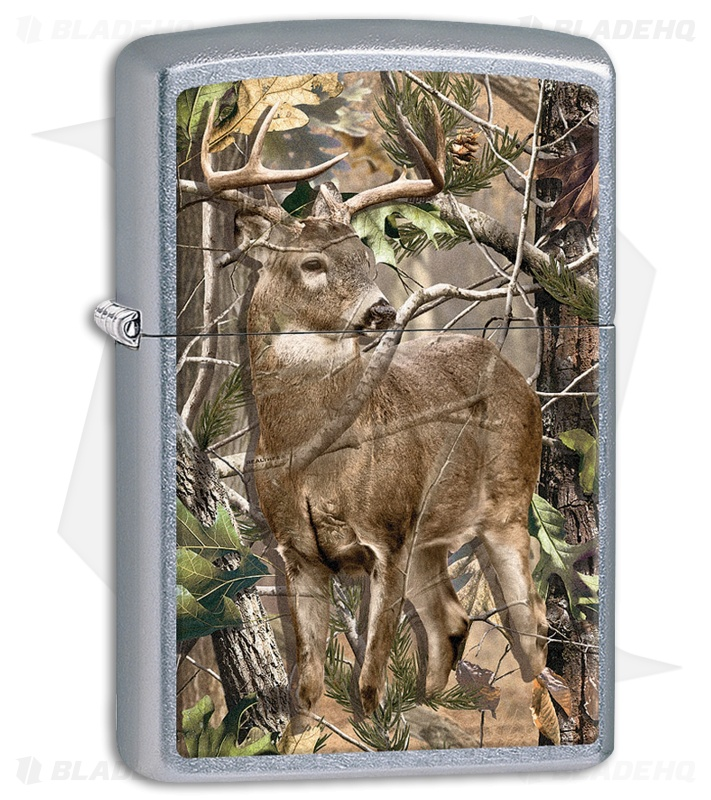 Zippo Realtree Edge Buck Street Chrome Windproof Lighter | 29310