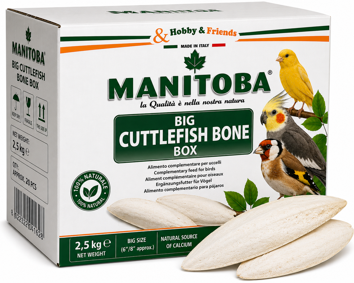 Manitoba Cuttlefish Bone Big Bird Supplement 2.5 Kg