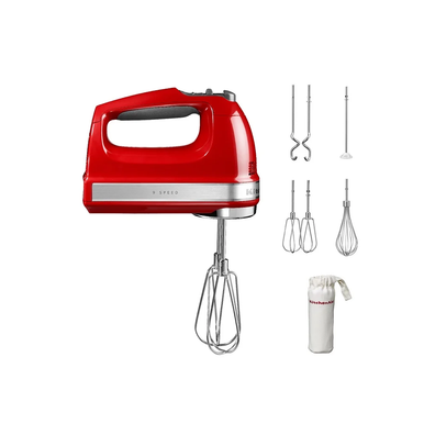 KitchenAid 9 Speed Hand Mixer, Empire Red | 5KHM9212EER