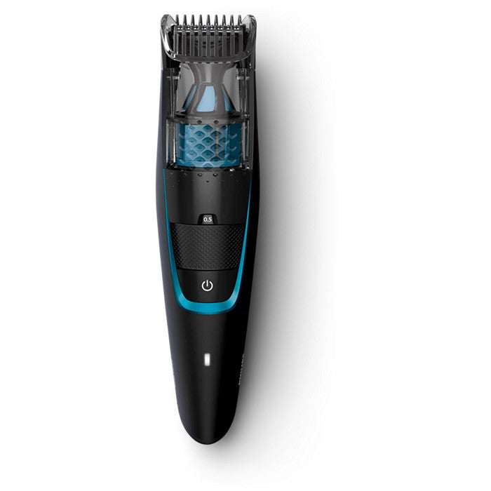 Philips Vacuum Beard Trimmer Series 7000 -Double-Sharpened Blades, Washable | BT7206