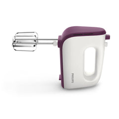 Philips Hand Mixer – 450W, 5 Speeds + Turbo, White | HR3740/10