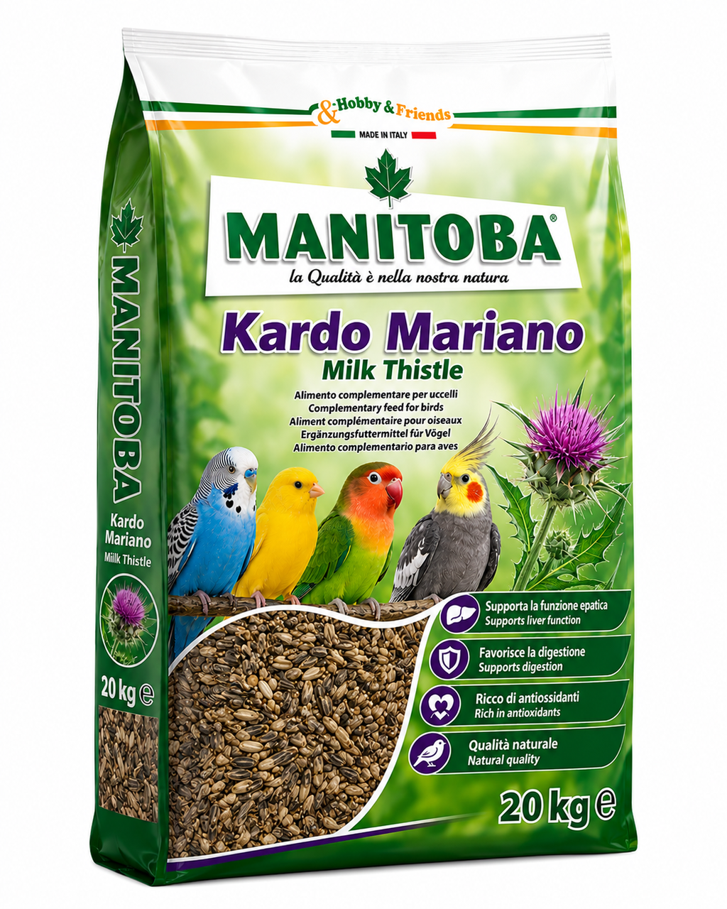 Manitoba Kardo Mariano Milk Thistle Bird Food 20 Kg | 36940