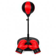 Kids Adjustable Boxing Reflex Ball Set with Gloves | YC856G