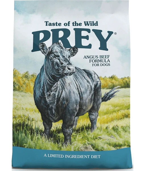 Taste of the Wild Prey Angus Beef Limited Ingredient Recipe Dry Dog Food 11.34kg