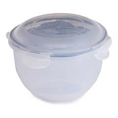 LocknLock Round Bowl 1.3L with Cool Pack & Tray | LLHSM955