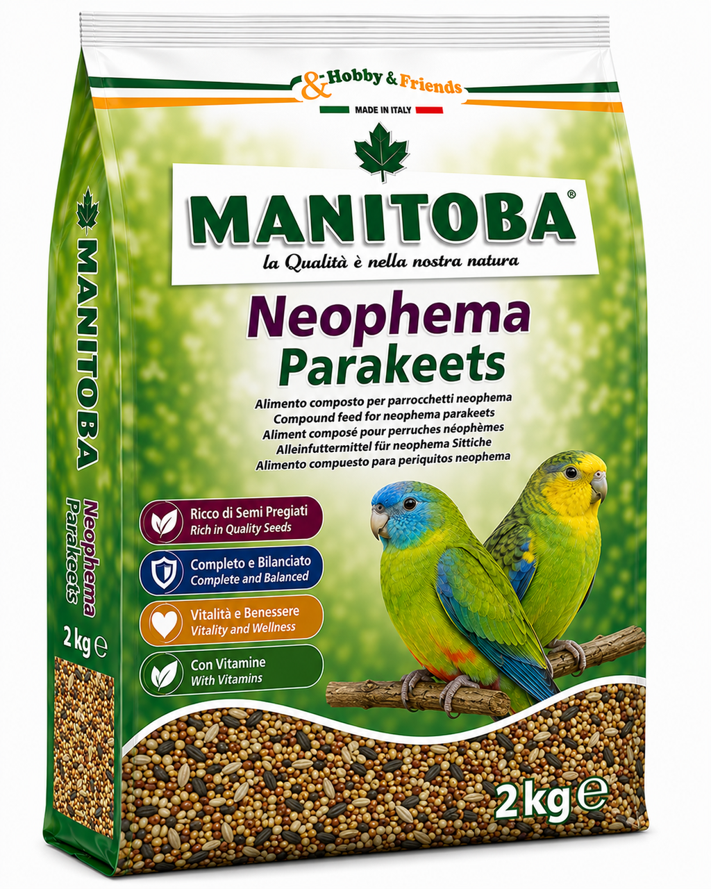 Manitoba Neophema Parakeets Bird Food 2 Kg | 26323