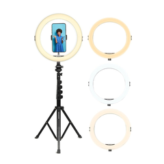 AgfaPhoto Realiview 11'' LED Ring light with Adjustable Tripod | ARL11XL