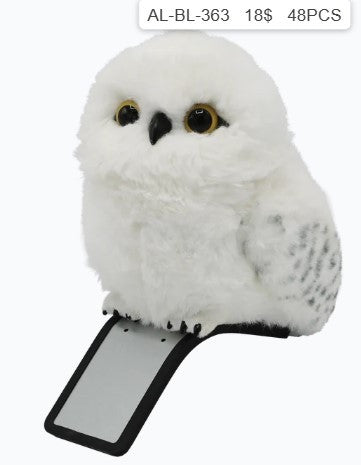 White Snowy Owl Plush Toy | AL-BL-363
