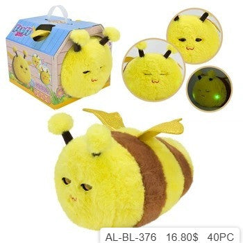 Light-Up Sleeping Bee Plush Toy | AL-BL-376