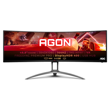 AOC AGON 49" Dual FHD Curved Gaming Monitor | AG493QCX
