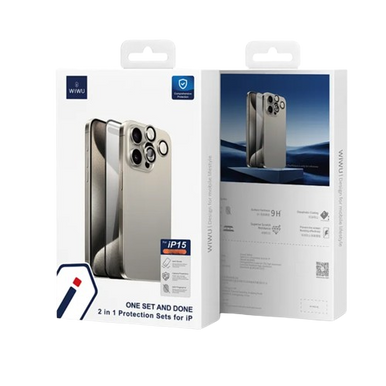 WIWU 2 in 1 Protection sets for Iphone 15 Pro | Wi-IP002