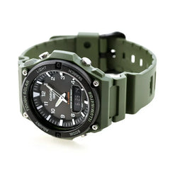Casio Men Solar-Powered Analog-Digital Watch - Green | AQ-S820W-3BVDF