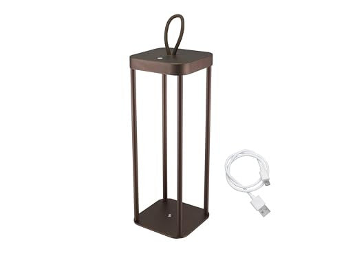 Beper Rechargeable LED Lantern, 25 Warm Light LEDs, Battery Life Up to 12 Hours, Bronze | P207ILI102
