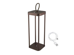Beper Rechargeable LED Lantern, 25 Warm Light LEDs, Battery Life Up to 12 Hours, Bronze | P207ILI102