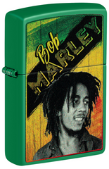 Zippo Bob Marley Grass Green Design Windproof Lighter | 46152