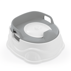 Dolu 3-in-1 Baby Potty Training Set – Potty Chair, Toilet Seat Adapter & Step Stool – Grey