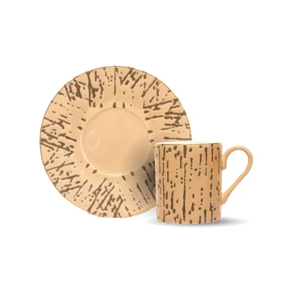 Dorsch Oak Peach 12-Piece Coffee Cup Set | DH-09351