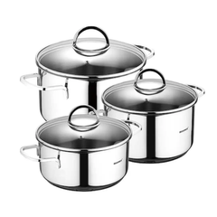 Bergner Classic Set 6 Pcs Cookware With Lid | BG-6504