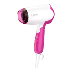 Philips DryCare Essential Travel Hair Dryer, White & Pink | BHD003/00