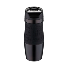 Bergner 400Ml Travel Mug - Black | BG-37518-MBK