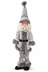 Christmas Santa Claus Decoration Silver & Grey | SF-118A6-GS
