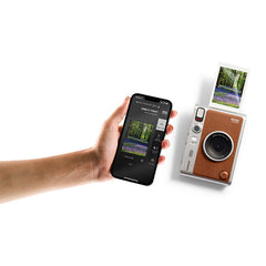 Fujifilm Instax Mini Evo Camera, Brown| FUJLSMINIEVOBRN-C