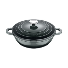 Bergner Excalibur 2.2L Shallow Pot with Lid | BG-36103-GY