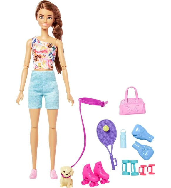 Barbie Wellness Gym Doll – Duvall Outfit | MTBBHKT91