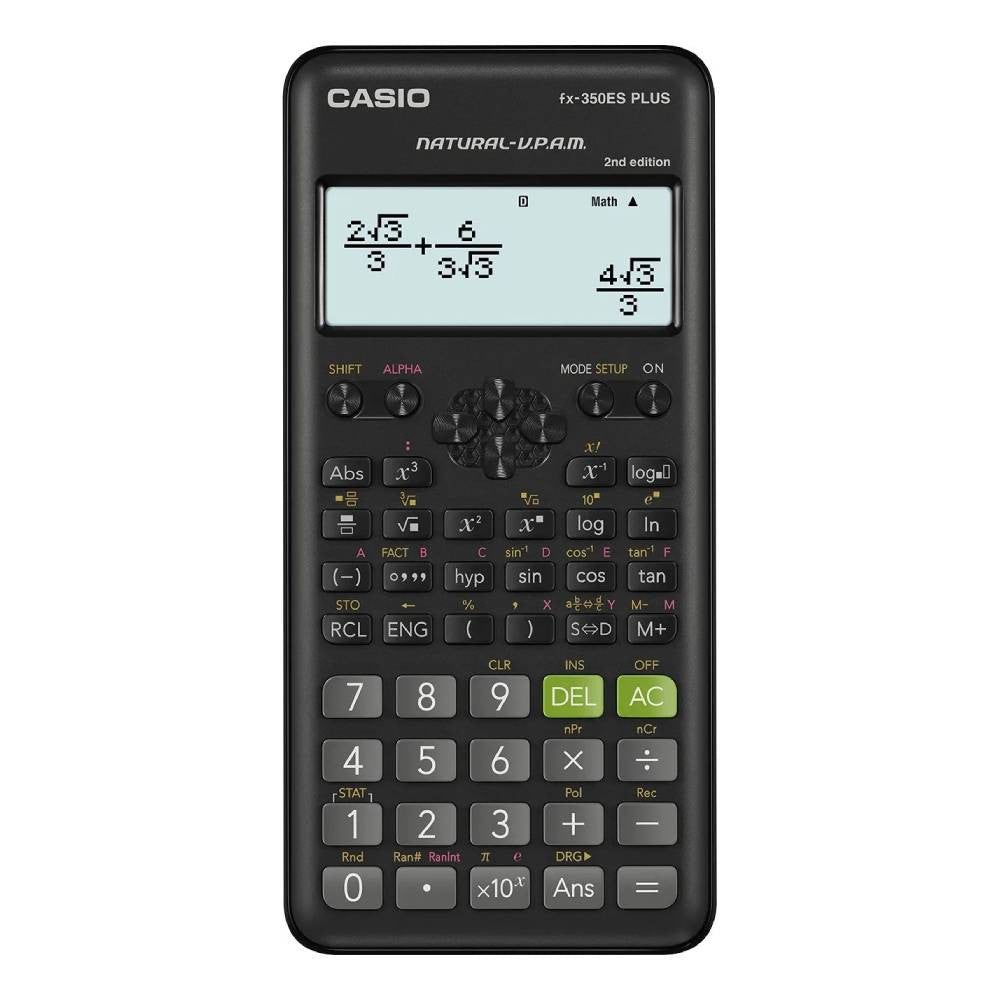 Casio FX-350ES PLUS Scientific Calculator - Natural Textbook Display | FX-350ESPLUS-W-DTV(TH)