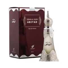 عطر افنان دهن العود أبيض زيت عطري مركز للجنسين 20 مل