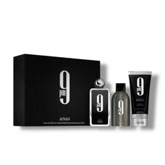 طقم هدية 9PM للرجال من أفنان - عطر أو دو بارفان 100 مل + جل استحمام 150 مل + بخاخ مزيل عرق 150 مل