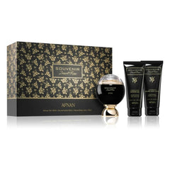 مجموعة هدايا أفنان سوفنير ديزرت روز للنساء - عطر EDP سعة 100 مل + جل استحمام 100 مل + لوشن للجسم 100 مل