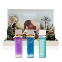 عطر هدية عساف جولد ديزرت للجنسين - وايلد كولت توباكو 100 مل + نوبل 100 مل + جريس إريك 100 مل